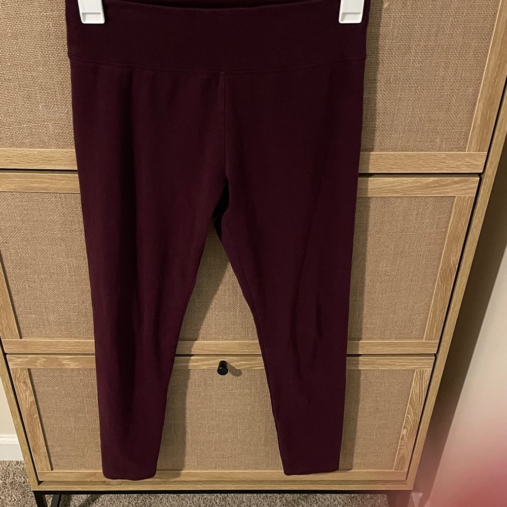 aerie Plum-Maroon Active Leggings